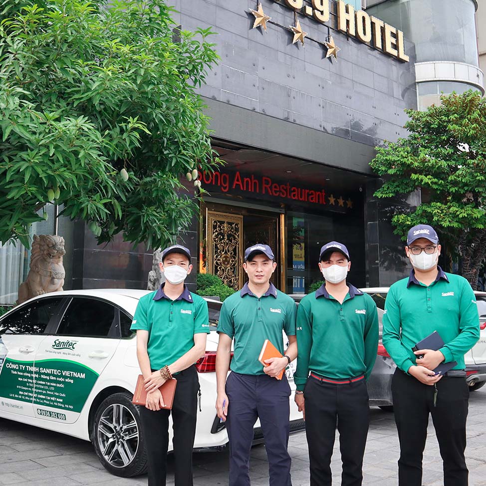 A comprehensive insect control survey at hotels in Hanam Update the latest activities with Sanitec Vietnam.